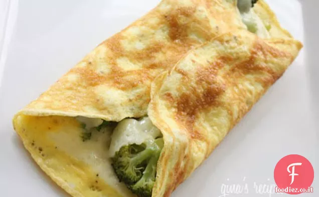 Frittata di broccoli e formaggio