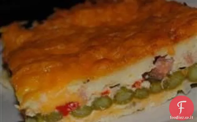 Cheddar-Pancetta-Asparagi Strati