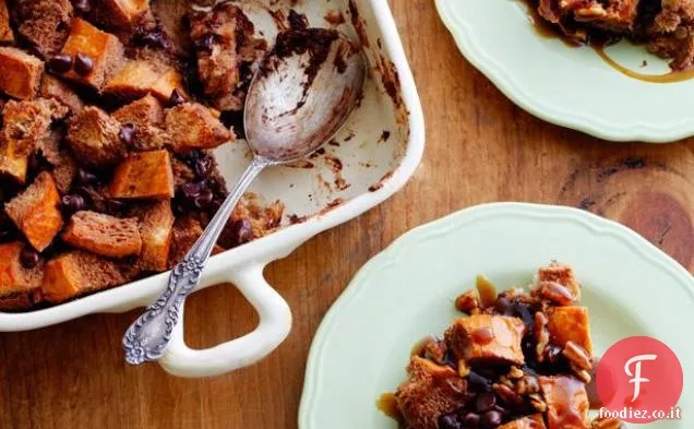 Budino di pane al cioccolato