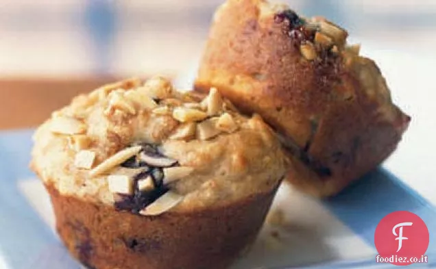 Muffin al Mirtillo con Streusel di Mandorle