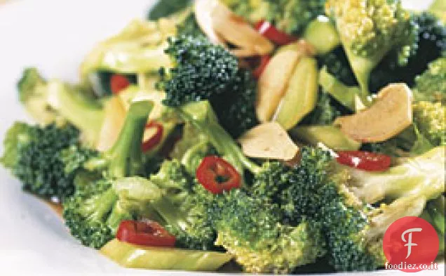 Broccoli saltati in padella con salsa di ostriche