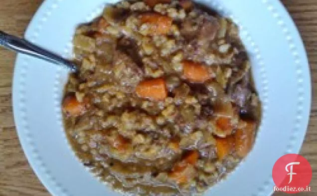 Stufato di manzo d'orzo