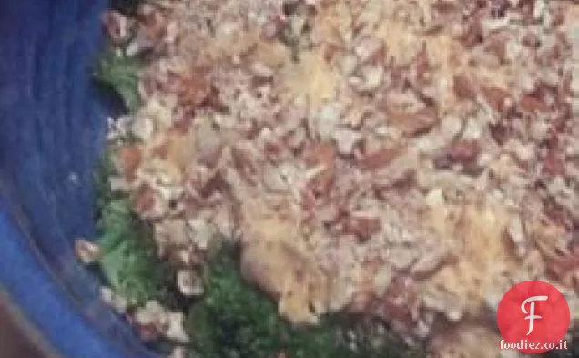 Broccoli con salsa di semi di papavero