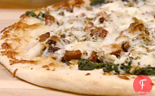 Vongole Pizza con Andouille, Vongole e Capesante