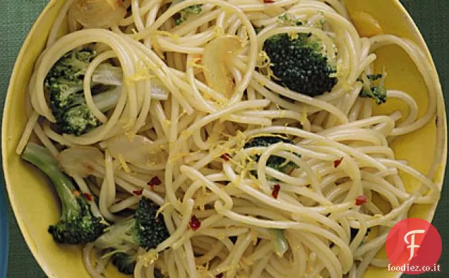 Spaghetti con Broccoli e Limone