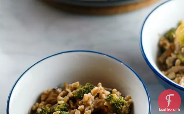 Farro con Broccoli e Shiitake