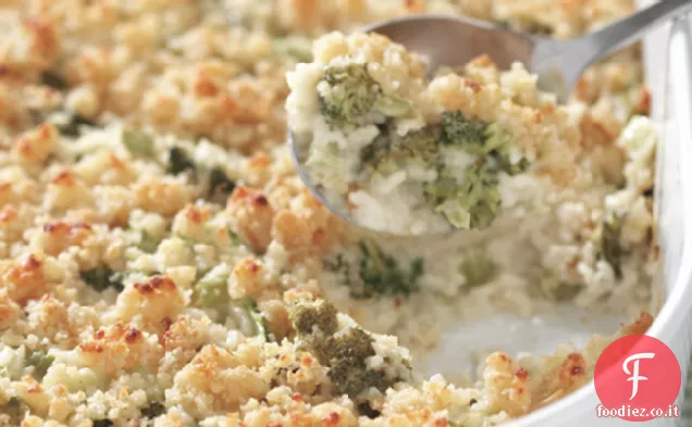 Casseruola di broccoli e riso