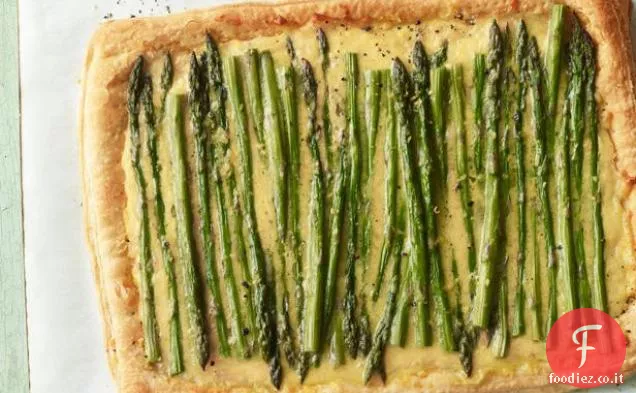 Crostata di asparagi e formaggio