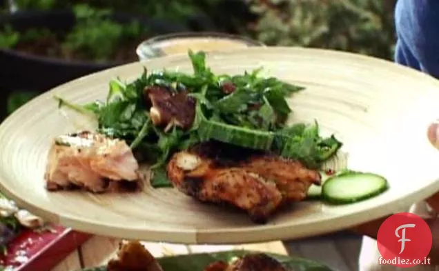 Pollo Teriyaki con cetrioli sottaceto