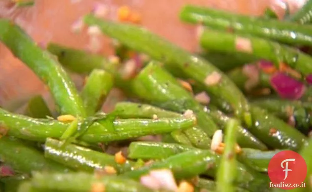 Insalata di fagioli verdi