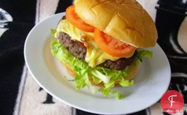 Hamburger di bourbon al bacon