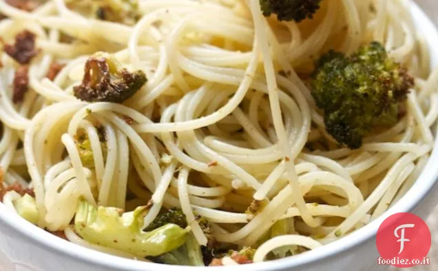 Burro Marrone Broccoli Spaghetti