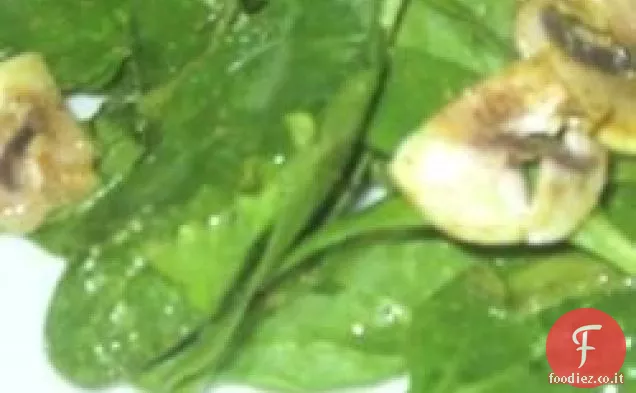 Insalata di spinaci con Vinaigrette al curry