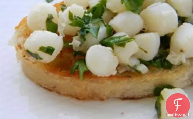Capesante con Aglio Prezzemolo Salsa al burro