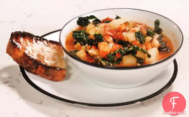 Minestrone di Pepe rosso arrosto