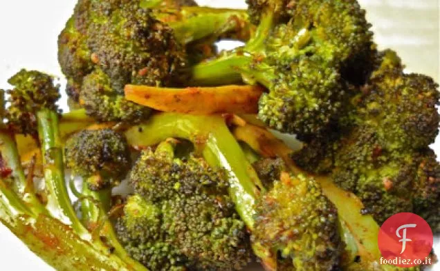 Broccoli arrostiti al peperoncino