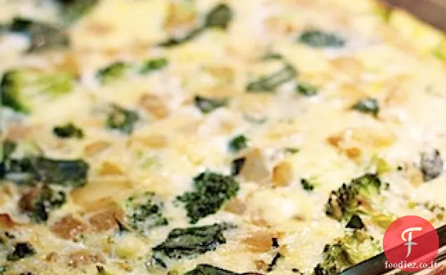 Frittata di broccoli per una folla