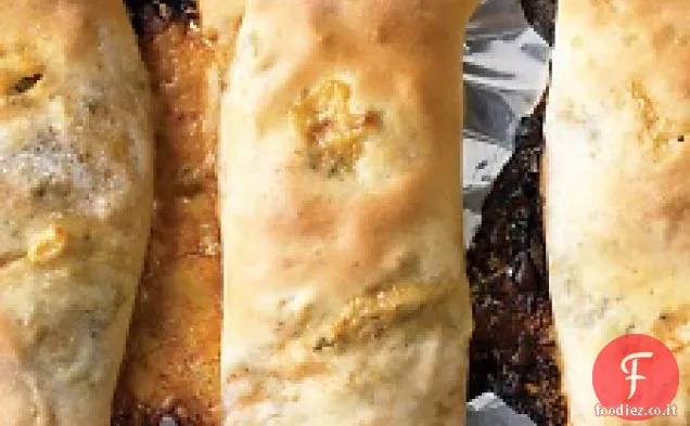 Broccoli, Pomodoro e Mozzarella Stromboli