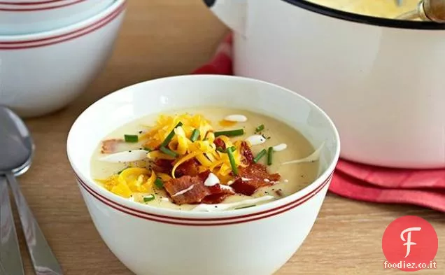 Zuppa di patate al forno a pieno carico