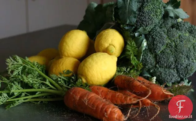 Broccoli arrostiti al forno con Limone, Peperoncino-aglio Olio e Parmigiano