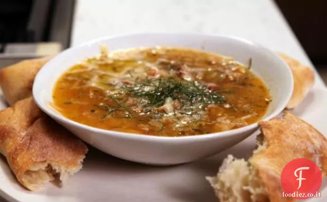 Minestrone con Salsiccia Dolce