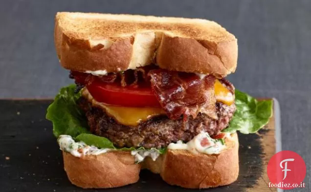 Hamburger BLT con Pancetta Maionese