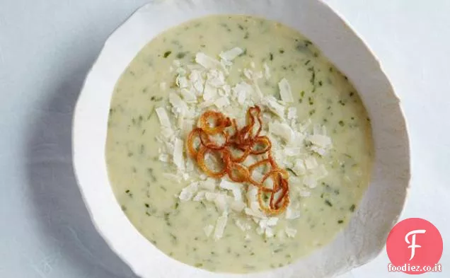 Zuppa di porri di patate arrosto