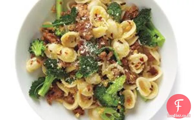 Pasta con Tacchino e broccoli