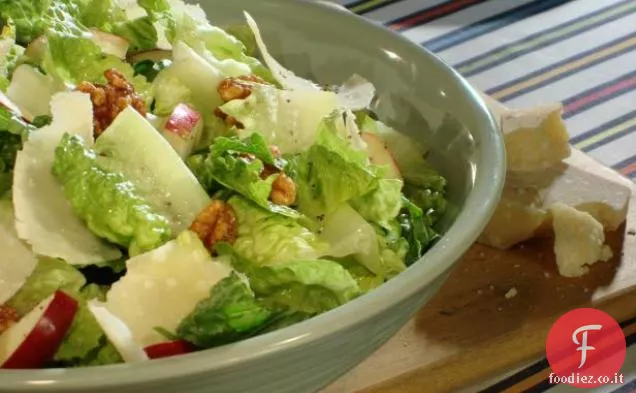 Insalata di parmigiano e Noci candite