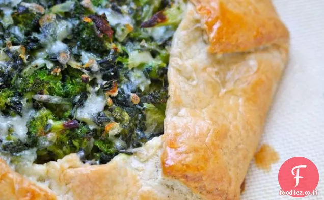Ricetta rustica di broccoli e spinaci