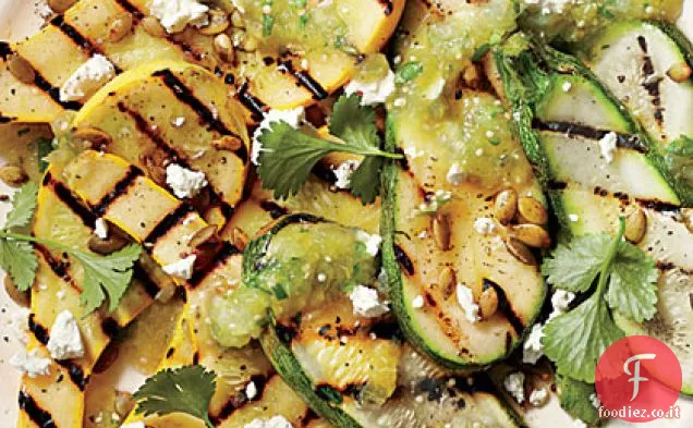 Zucca alla griglia e Salsa Verde