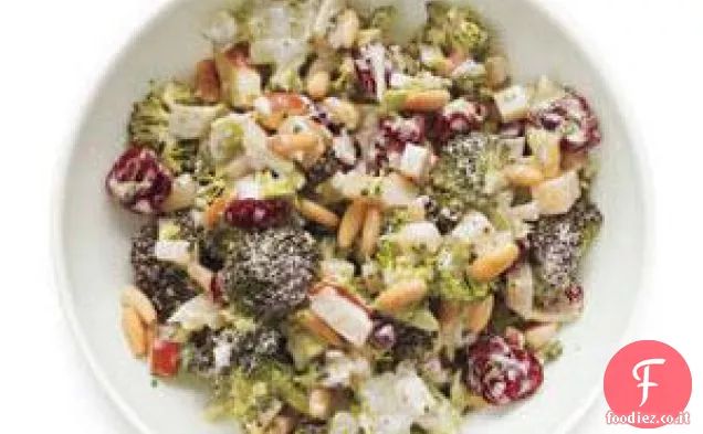 Crema di broccoli e mela Slaw