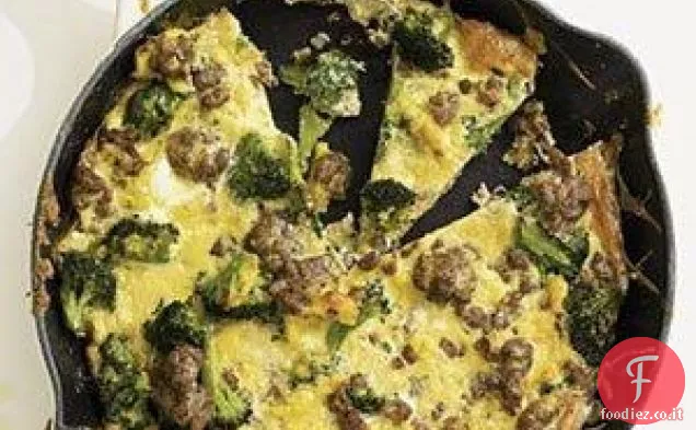 Frittata di salsiccia e Broccoli