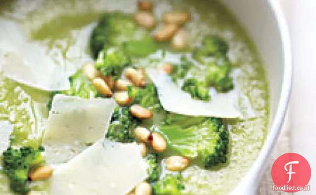 Crema di broccoli-Zuppa di fagioli bianchi
