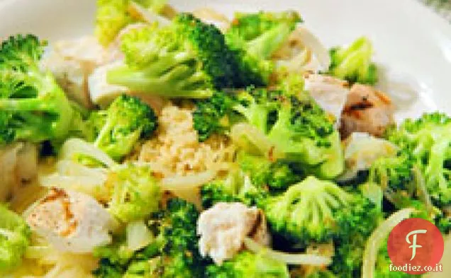 Piatto di Couscous di broccoli mediterranei