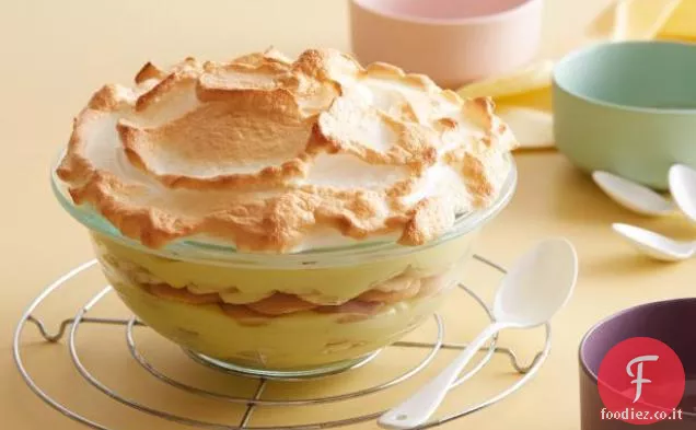 Budino di banana al forno