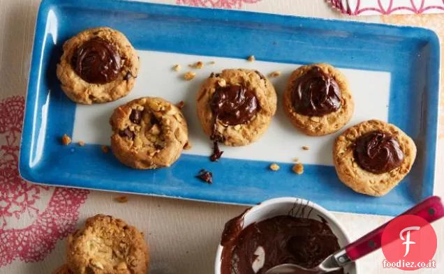Biscotti al cioccolato al burro di arachidi