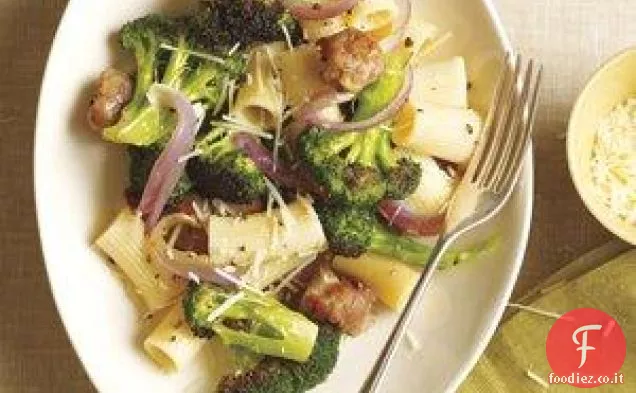 Rigatoni con Salsiccia Arrosto e Broccoli
