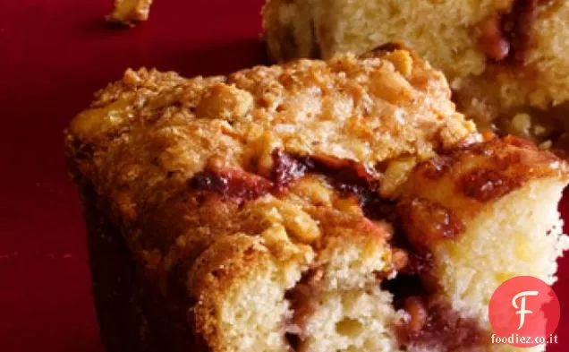 Torta di marmellata con Streusel di arachidi