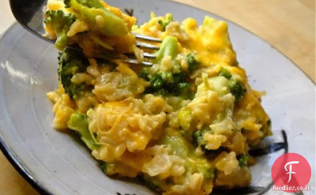 Casseruola di riso broccoli