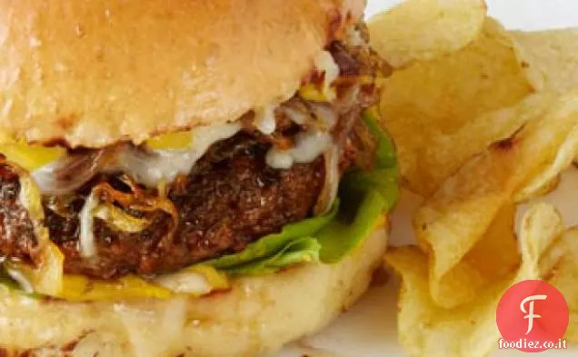 Hamburger di cipolla francese