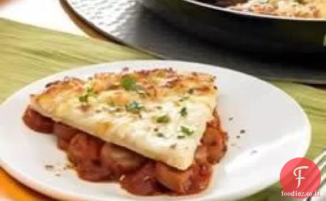 Johnsonville® Tre formaggio stile italiano Pollo Salsiccia padella Pizza