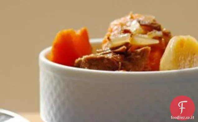 Alison's Slow Cooker Zuppa di verdure e manzo