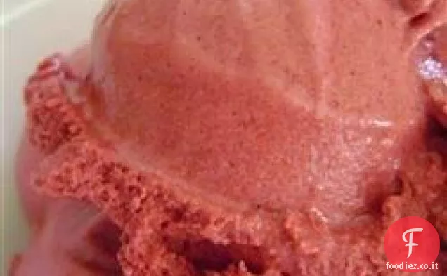Gelato al lampone liscio
