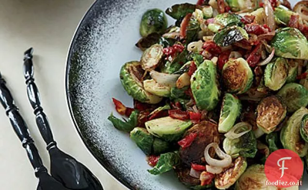 Cavoletti di Bruxelles caramellati con Pancetta