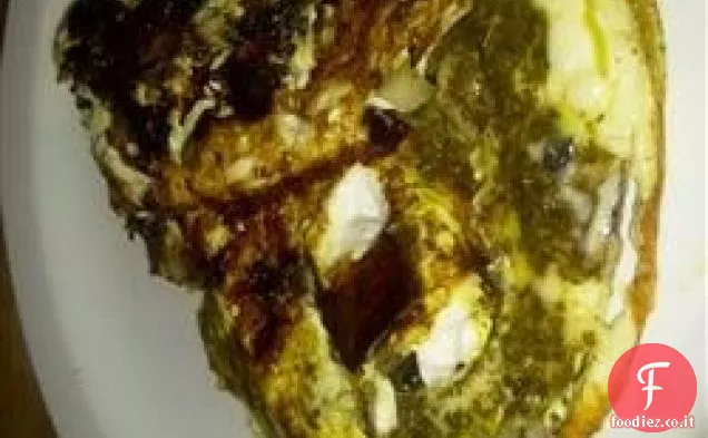 Frittata all'uovo al Pesto di Portobello