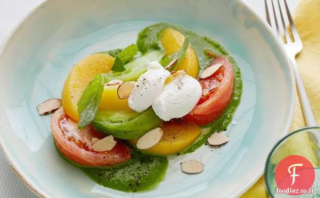 Insalata di Pomodoro Pesca con Ricotta
