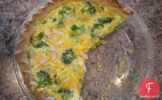 Tacchino Cheddar & Broccoli Quiche