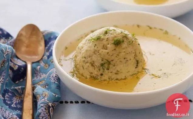 Zuppa di palle Matzo di Throwdown