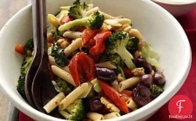 Insalata di pasta con broccoli arrostiti